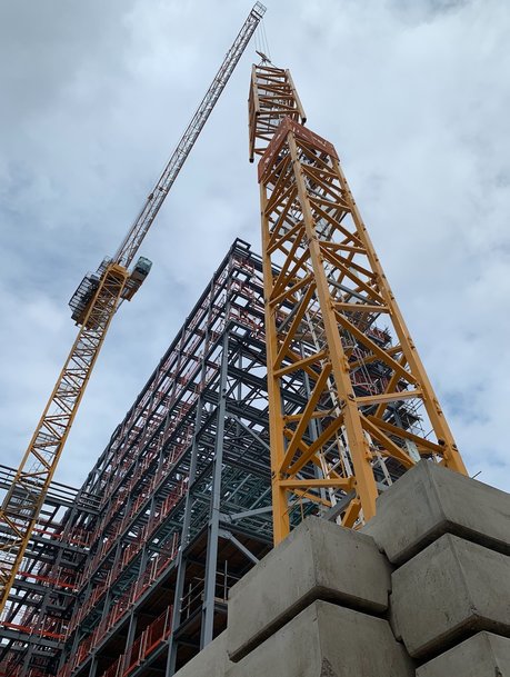 Radius Group’s first Potain MRH 175 tackles congested, inner city jobsite with ease